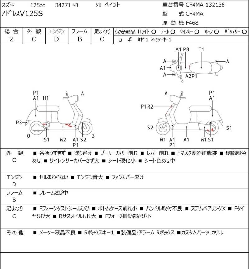 Карта повреждений