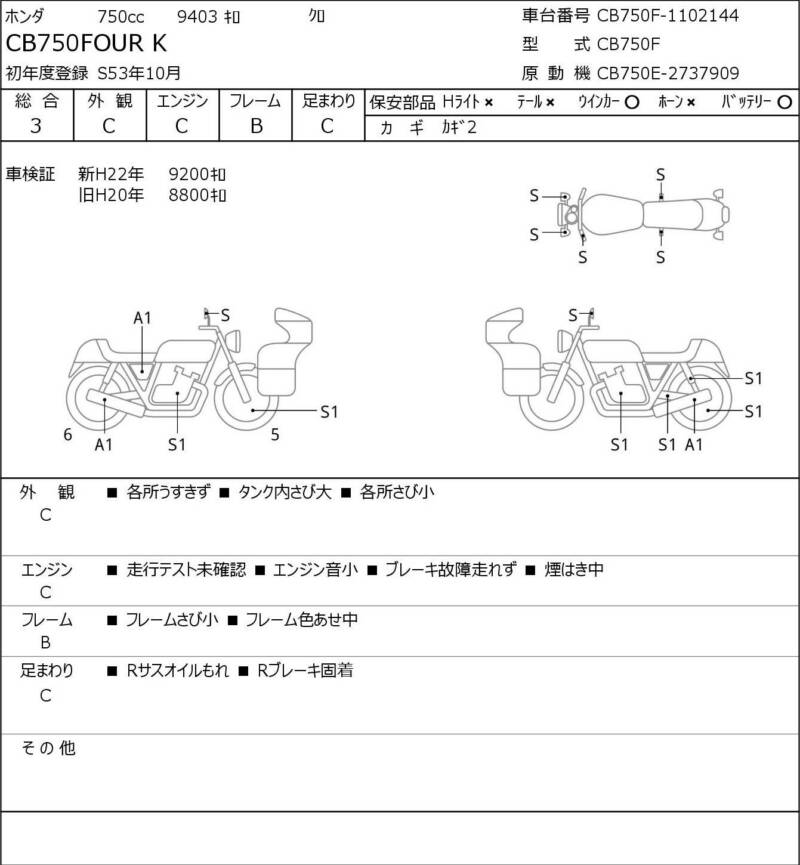 Карта повреждений