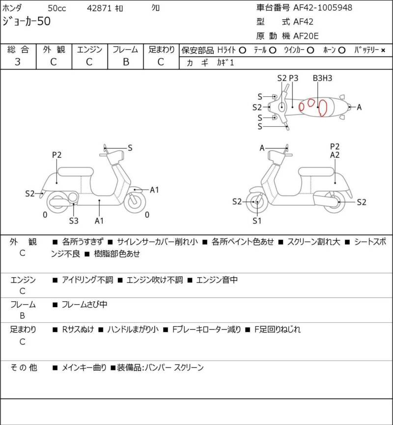 Карта повреждений