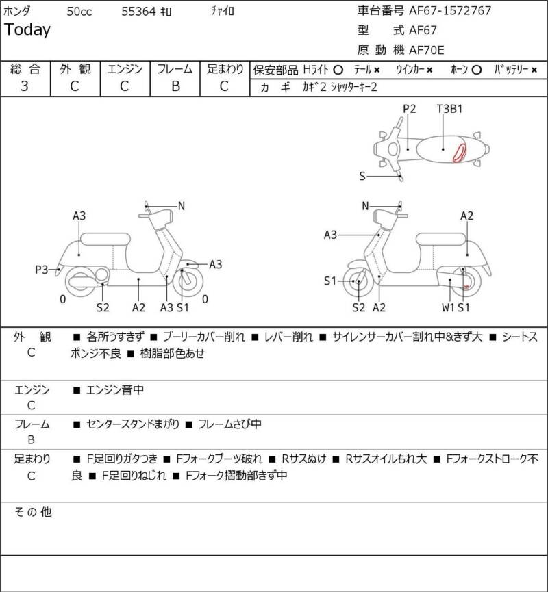 Карта повреждений