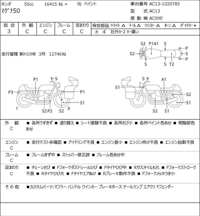 Карта повреждений