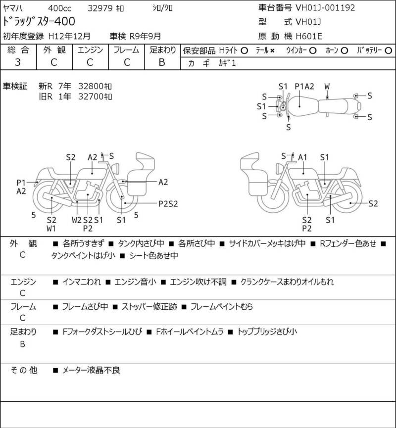 Карта повреждений