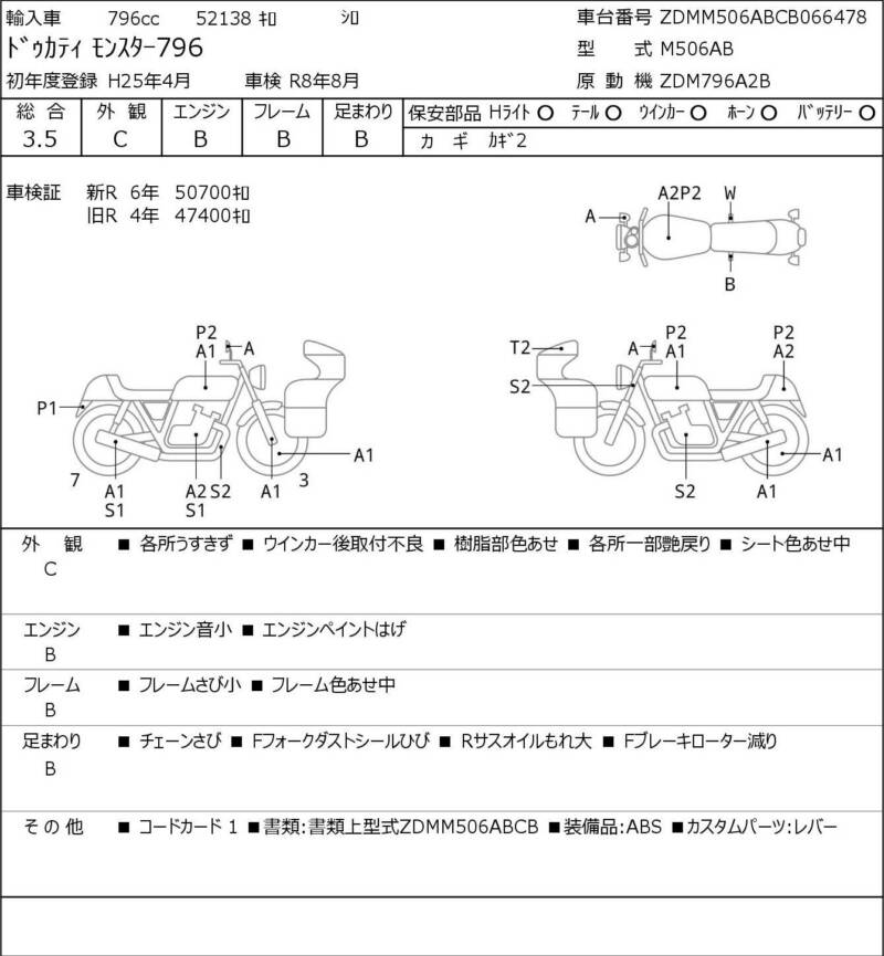 Карта повреждений