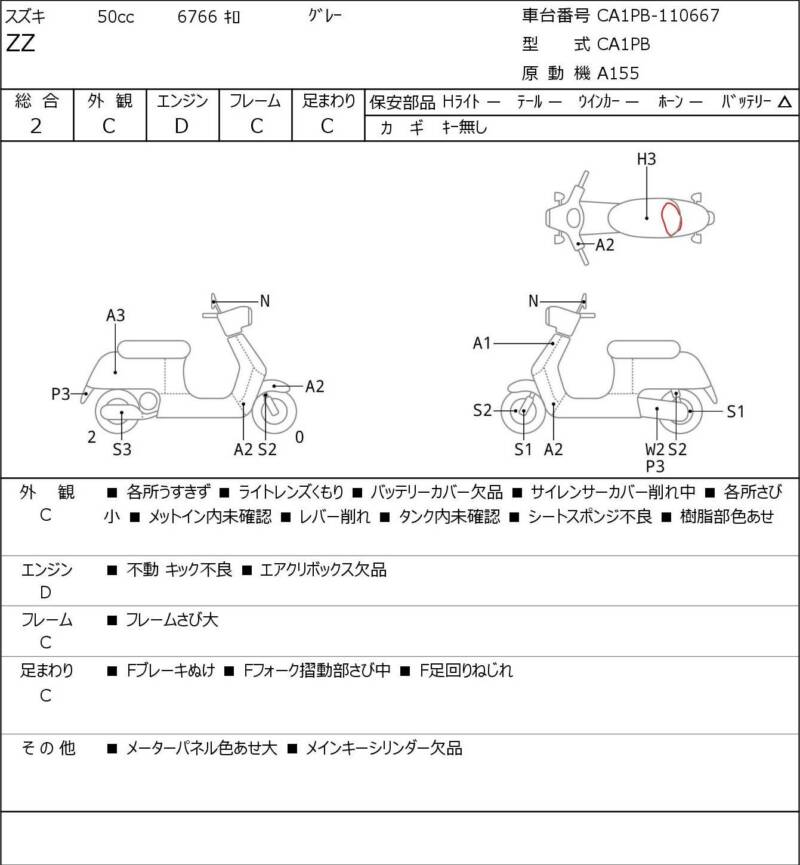 Карта повреждений