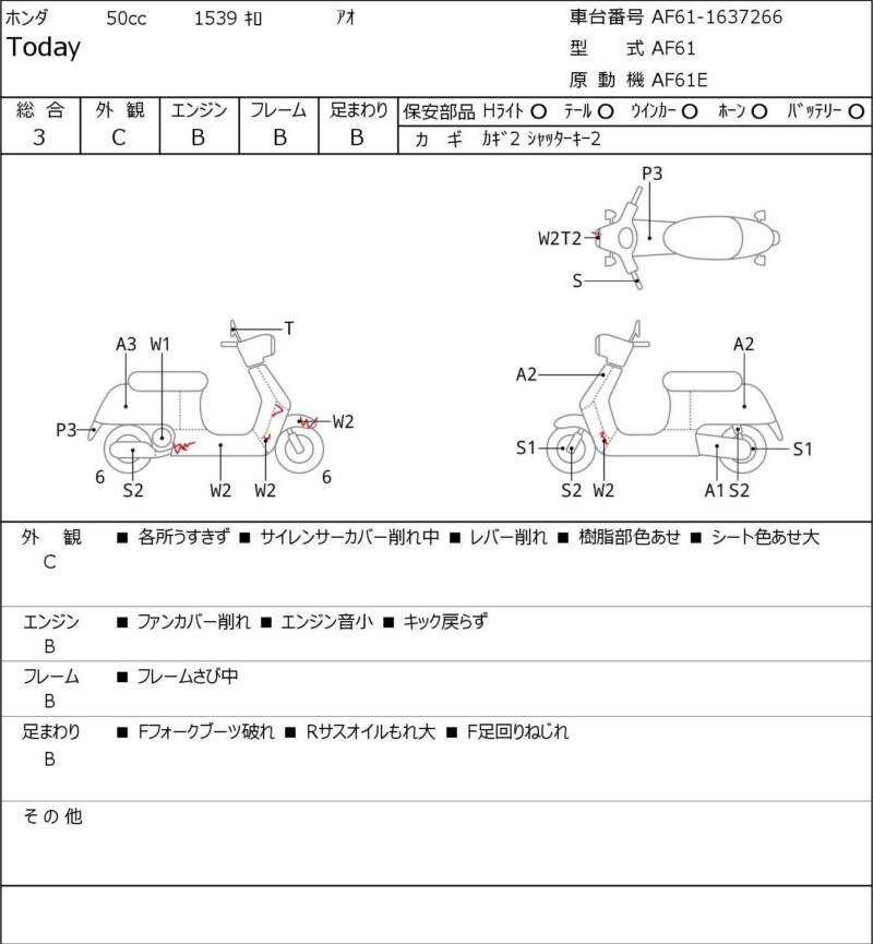 Карта повреждений