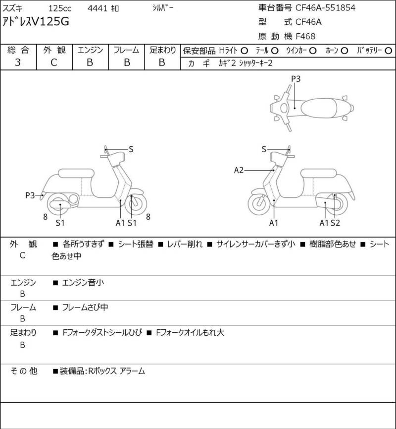 Карта повреждений