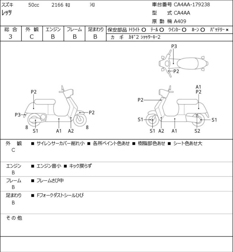Карта повреждений