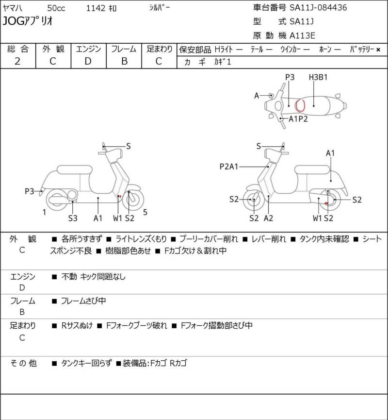 Карта повреждений