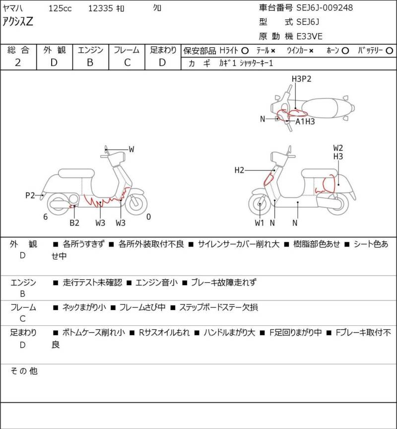 Карта повреждений