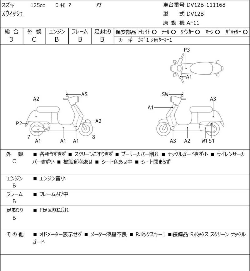 Карта повреждений