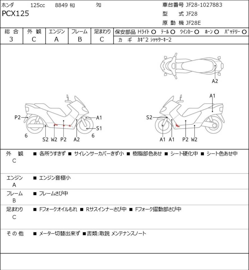 Карта повреждений