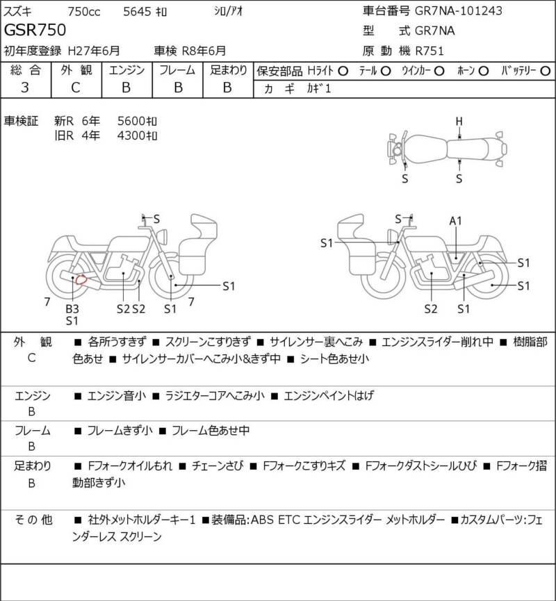 Карта повреждений