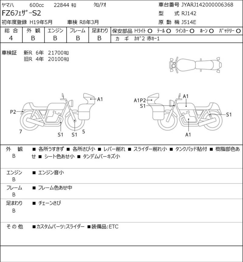 Карта повреждений