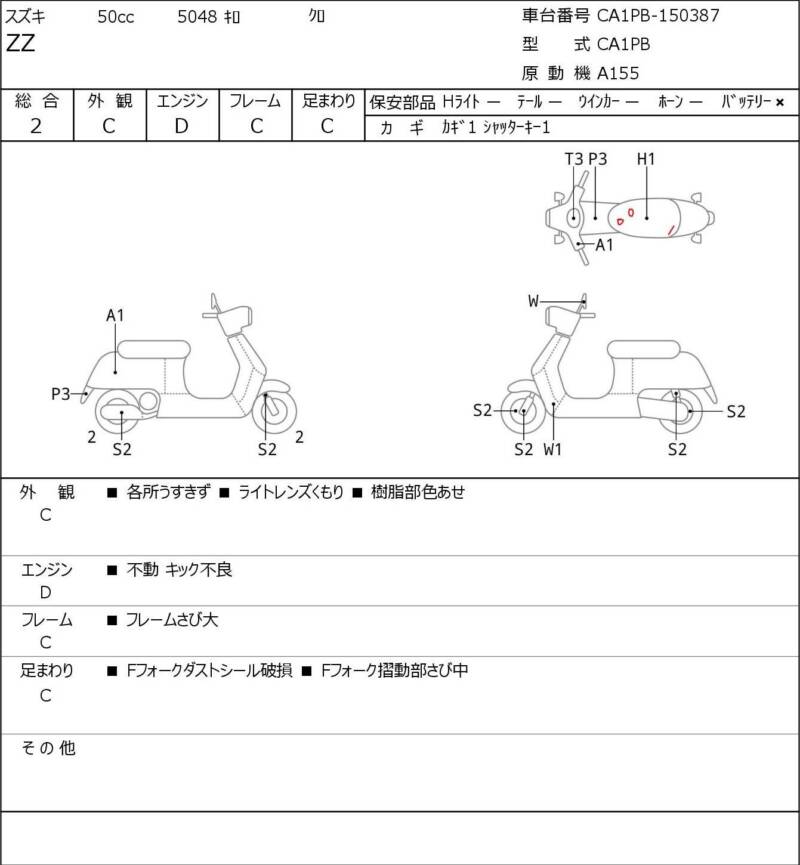 Карта повреждений
