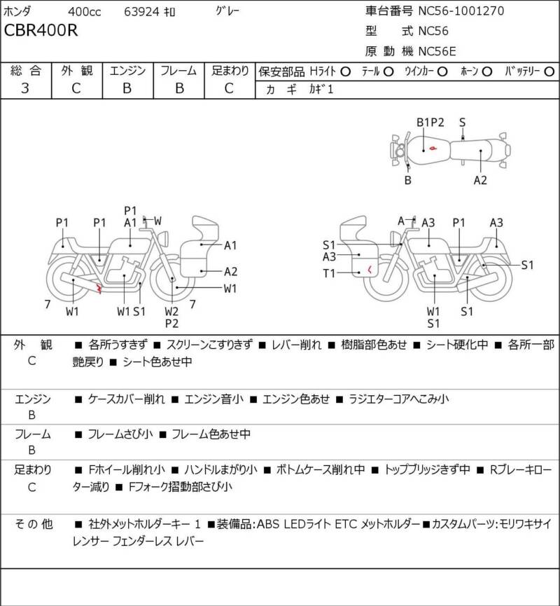 Карта повреждений