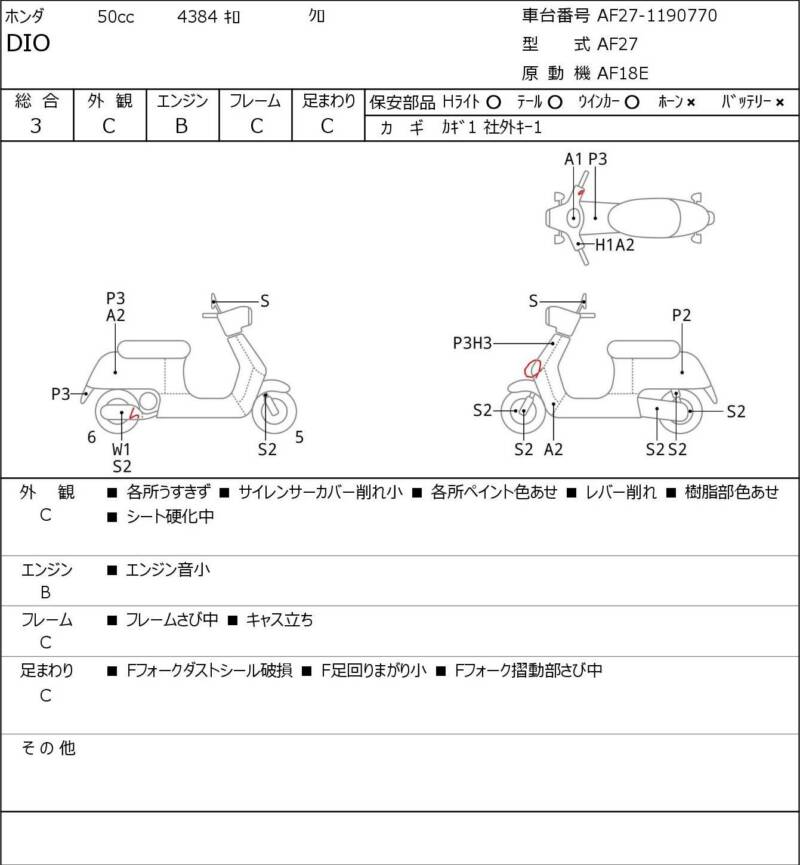 Карта повреждений