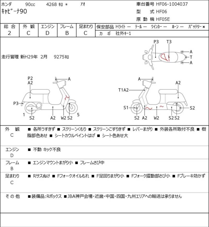 Карта повреждений