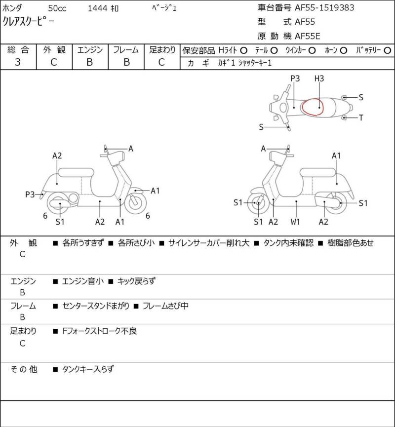 Карта повреждений