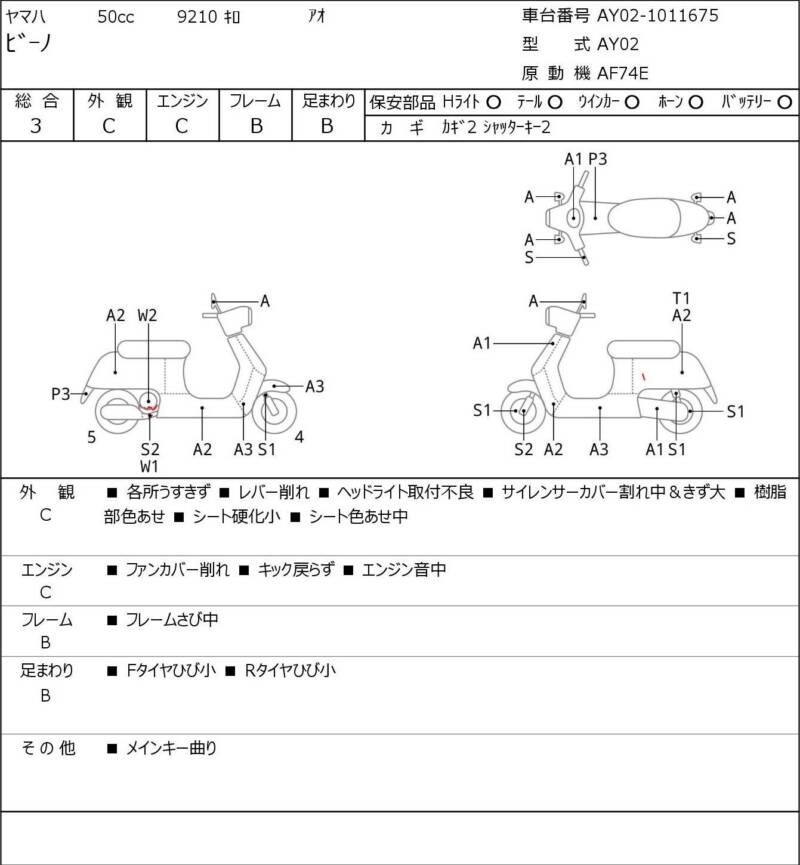 Карта повреждений