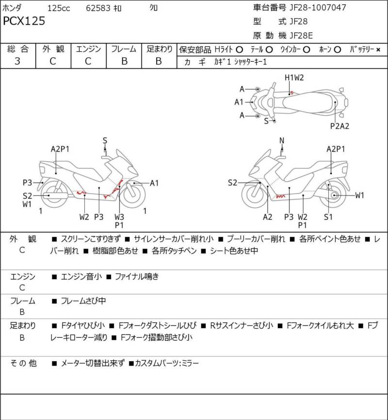 Карта повреждений