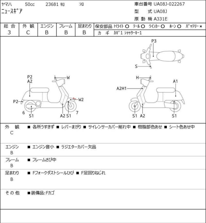 Карта повреждений