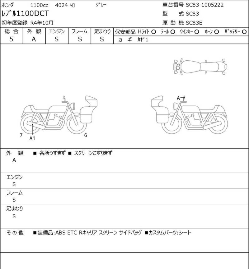 Карта повреждений