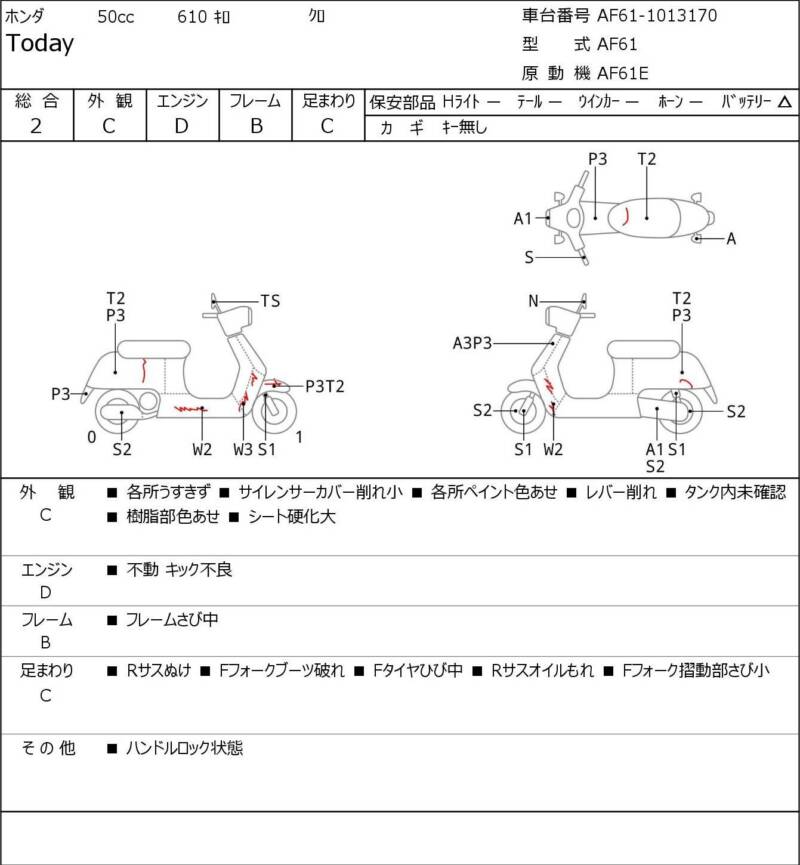 Карта повреждений