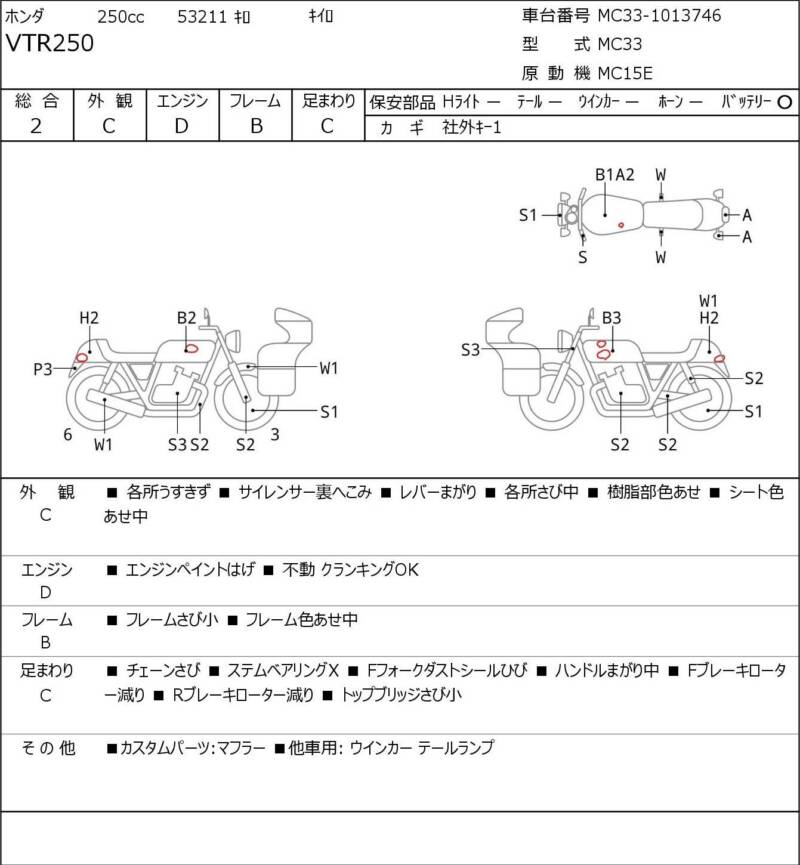 Карта повреждений