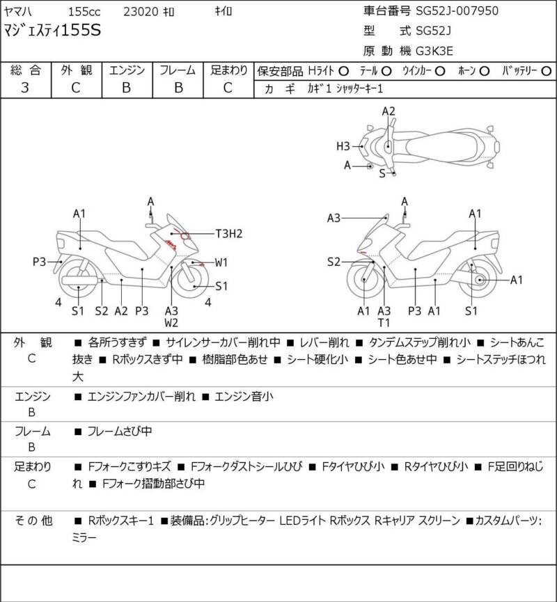 Карта повреждений