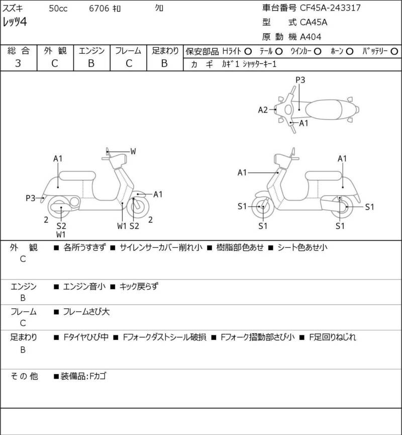 Карта повреждений