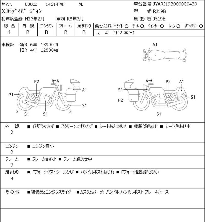 Карта повреждений