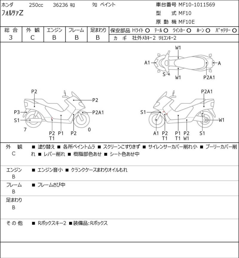 Карта повреждений