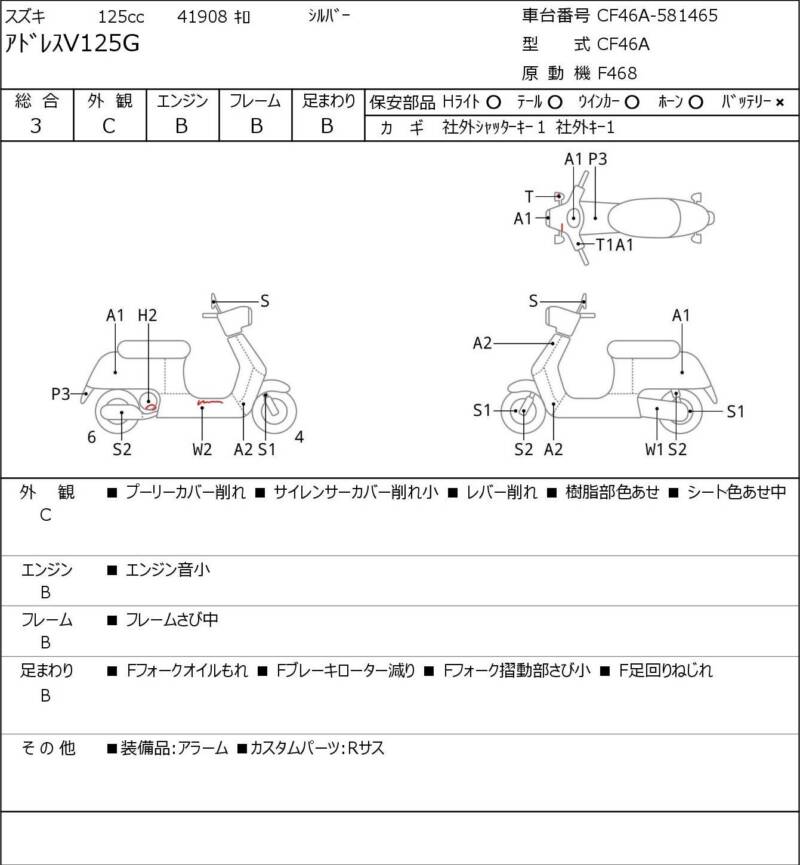 Карта повреждений