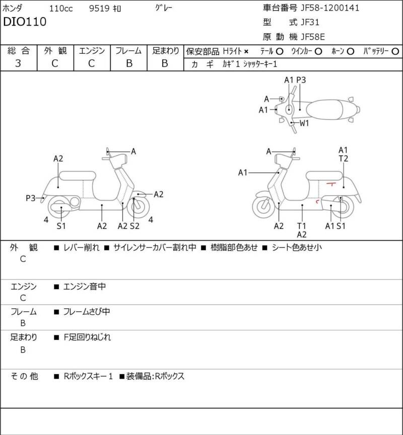 Карта повреждений