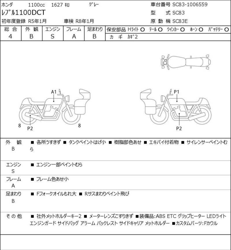 Карта повреждений