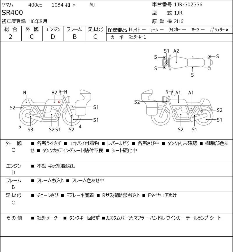 Карта повреждений