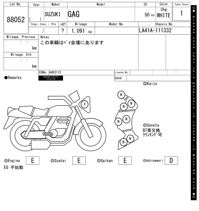 Карта повреждений