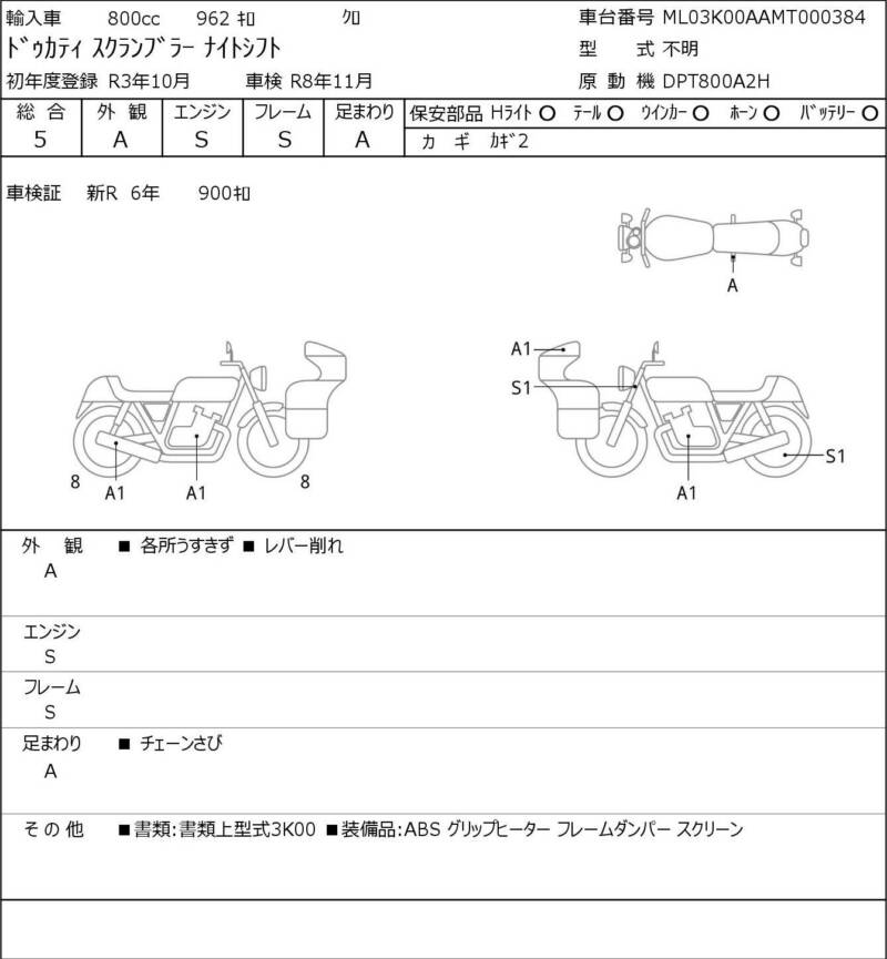 Карта повреждений