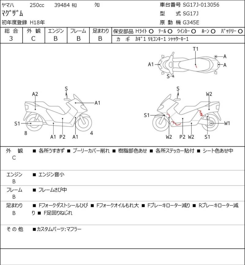 Карта повреждений