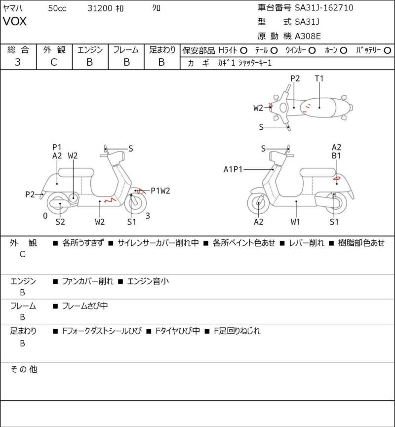 Карта повреждений