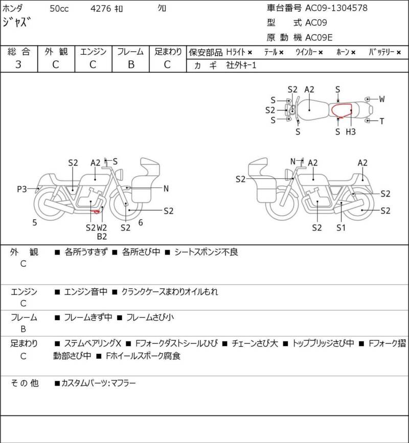 Карта повреждений