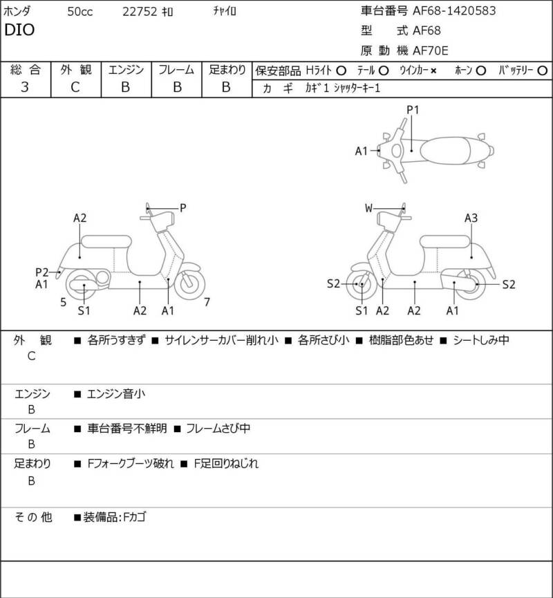 Карта повреждений