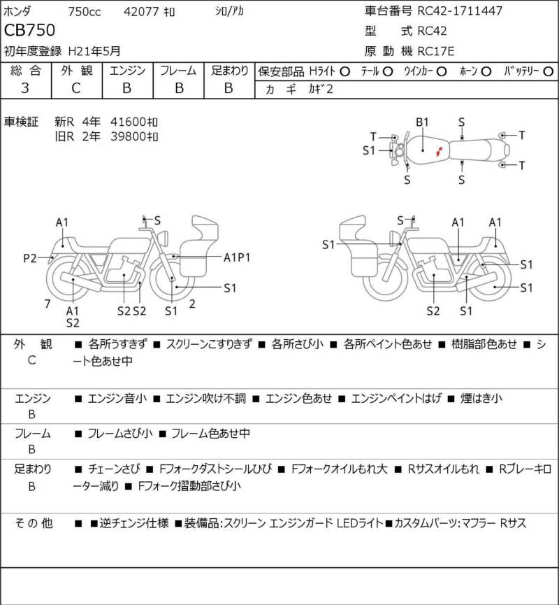 Карта повреждений