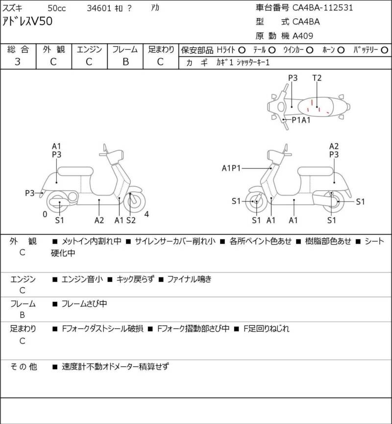 Карта повреждений