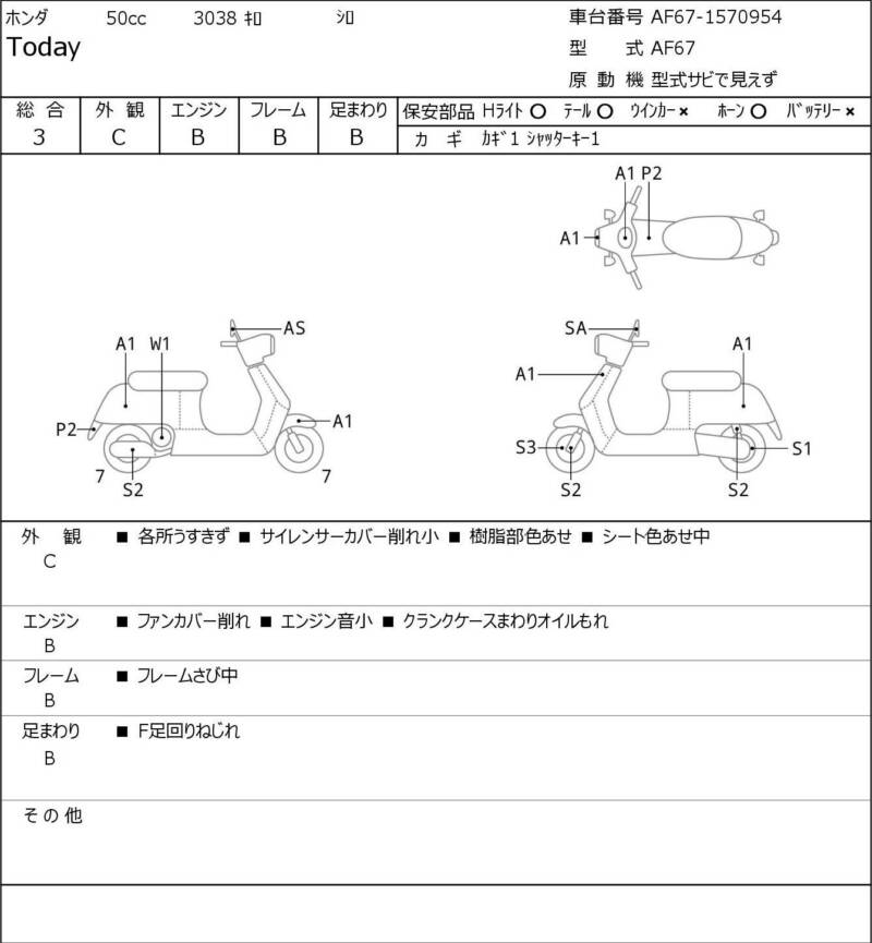 Карта повреждений