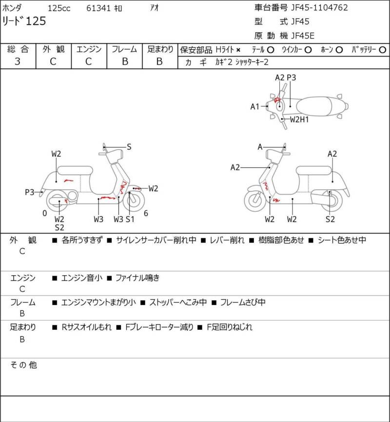 Карта повреждений