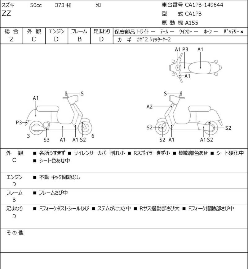 Карта повреждений