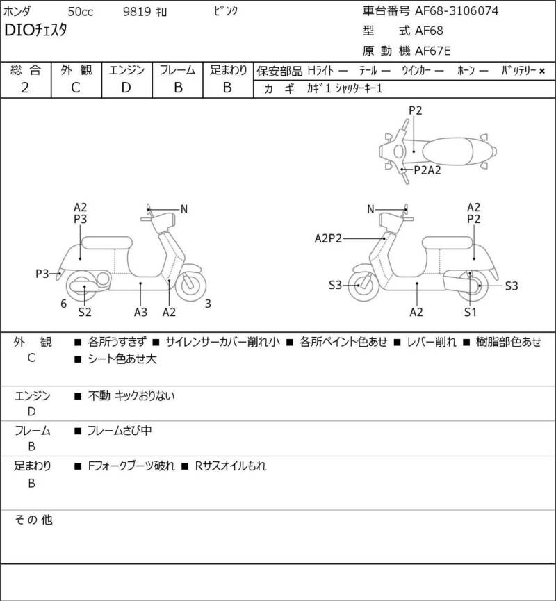 Карта повреждений