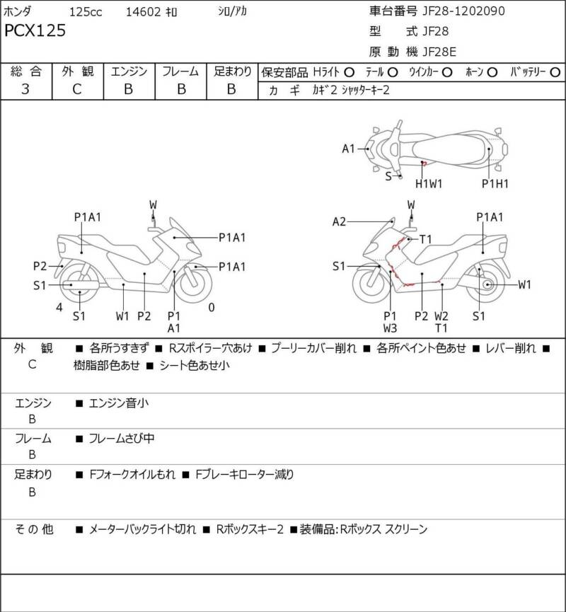 Карта повреждений