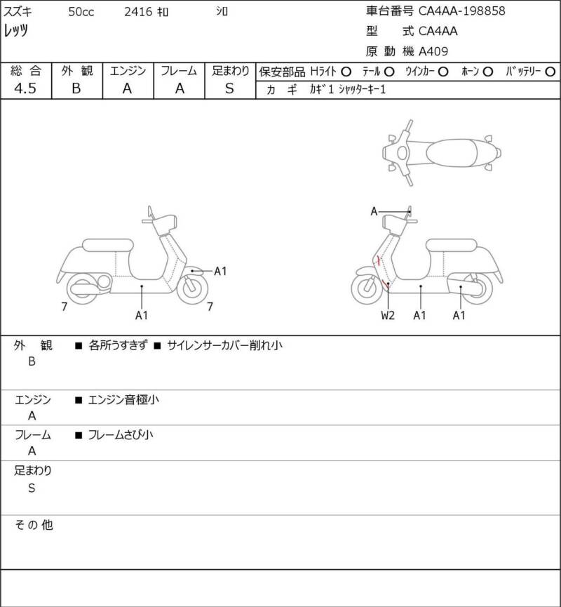 Карта повреждений